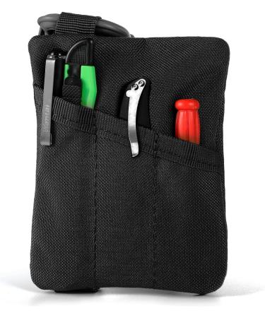 FRTKK Tactical Compact EDC Pouches - 2 Pack Military Molle Utility Organizer Coin Purse Keychain Credit Card Holder Waist Pack Black - Buy Online on GoSupps.com
