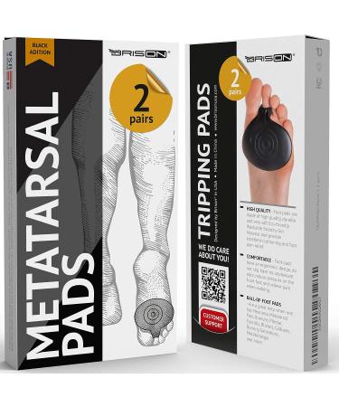 Metatarsal Pads for Women and Men - Gel Ball of Foot Cushions for Pain Relief - 2 Pairs - Buy Online on GoSupps.com