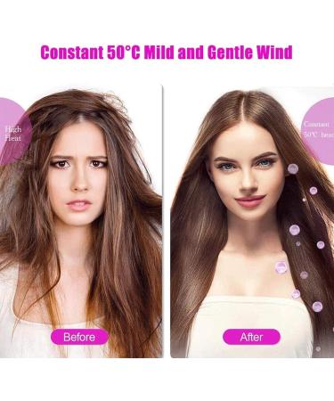 Travel Hair Dryer Portable Rechargeable Hair Dryer Lightweight Cordless Hair Dryer Hot/Cold Air Gift for Women - Buy Online on GoSupps.com