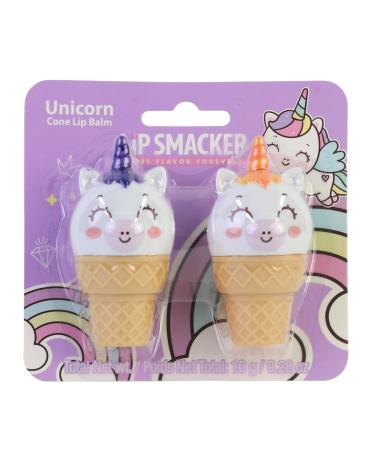 Lip Smacker Unicorn Cone Duo Set Baumes L vres Licorne Set de 2 pour Enfants dition Cadeau 2025 Lip Balm Set