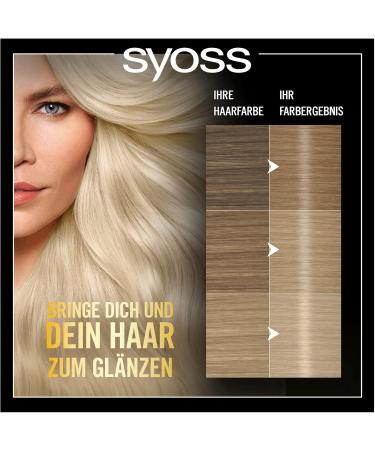 Syoss Oleo Intense 10-50 Light Ash Blonde Permanent Hair Color - Ammonia-Free Nourishing Oil Formula (115 ml) | International Shipping Available - Buy Online on GoSupps.com