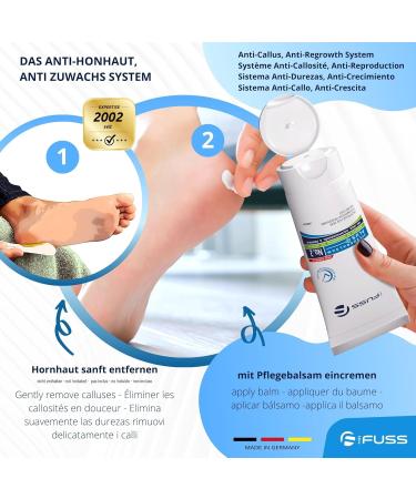 Mr. Fuss Cornea Cream & Antihorn Skin Foot Care Balm - 200ml with 10% Urea for Very Dry Skin - International Shipping Available - Buy Online on GoSupps.com