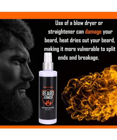 Tame the Wild Heat Protectant Spray - Large 8.5 Fl Oz Bottle - Hair & Beard Thermal Protector with Argan Oil, Keratin & Aloe - Buy Online on GoSupps.com