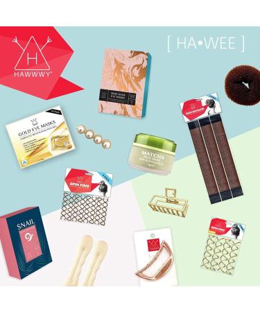 Hawwwy 3-Part Hair Knot Maker Set - Magical Snap-and-Roll Tool for Donut Hair Updos - Perfect for Kids in Gold Blonde - 3PK - Buy Online on GoSupps.com