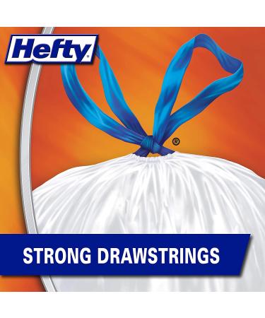 Hefty Strong Tall Kitchen Trash Bags, Unscented, 13 Gallon, 90 Count - Buy Online on GoSupps.com