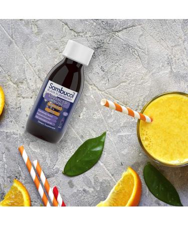 Sambucol Black Elderberry Syrup with Vitamin C & Zinc - Immune Support - 4 fl oz - Buy Online on GoSupps.com
