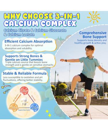 Bundle: Potassium Citrate & Gluconate Gummies 1200mg + Kids Calcium Gummies + D3 & Magnesium for 4+ - Buy Online on GoSupps.com