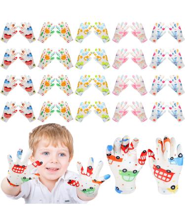 Xtinmee 20 Pairs Eczema Gloves for Kids Cotton Gloves Moisturizing Gloves for Sensitive Irritated Skin Eczema Reusable Elastic Gloves Soft and Does Not Hurt (Age 3-4 Years)