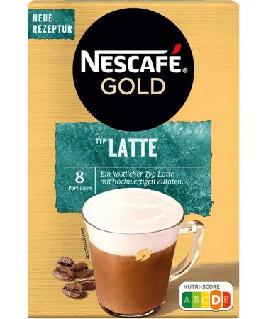 NESCAF Gold Typ Latte - Sticks (1 x 8 x 18g) - Buy Online on GoSupps.com