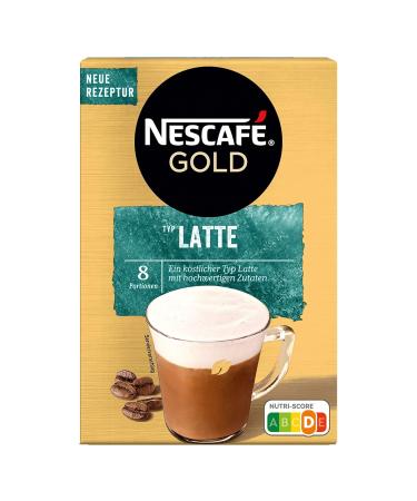 Nescaf Gold Type Latte - Instant Coffee 6 x 8 Servings Global Shipping Available - Buy Online on GoSupps.com