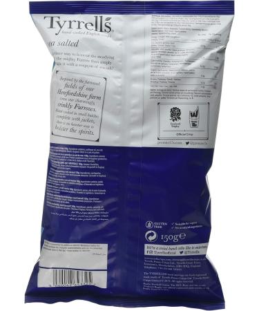 Tyrrell's Sea Salt Wavy Crisps 150g - Buy Online on GoSupps.com