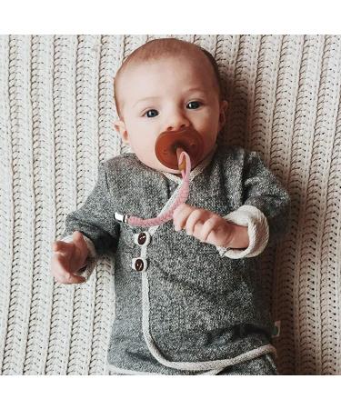 Pacifier Chain Baby Boy 4 Pack - BPA-Free Holder Leash Set for All Pacifiers & Teething Toys - Perfect Baby Shower Gift - Buy Online on GoSupps.com