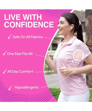 100 Pack Underarm Sweat Pads - Disposable Armpit Shields for Hyperhidrosis - Invisible Dress Guards for Men and Women - Beige - Buy Online on GoSupps.com