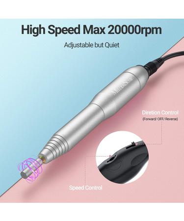 Melodysusia Electric Nail Miller - 20 000 RPM for Perfect Nails | International Shipping Available - Buy Online on GoSupps.com