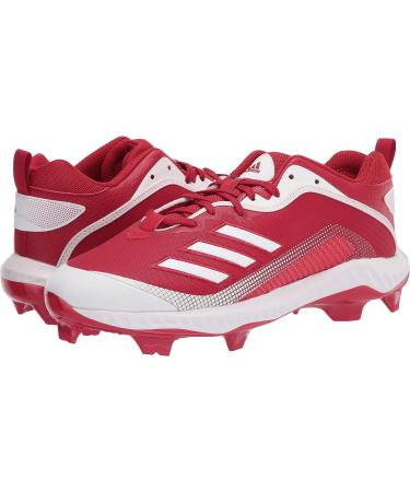 adidas Men's Fv9364 Baseball Shoe 11 - Power Red/White/White | Lightweight & Durable - Buy Online on GoSupps.com