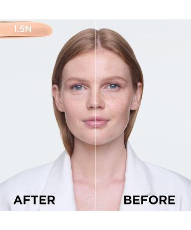 L'Or al Paris Liquid Foundation with Hyaluron & Aloe Vera | Perfect Match Make-Up No. 1.5.N Linen | 30 ml - International Shipping Available - Buy Online on GoSupps.com