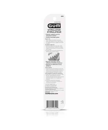 GUM Stimulator Handle with Conical Shaped Rubber Tip (6 x 1 count) 6 Stimulators - Buy Online on GoSupps.com