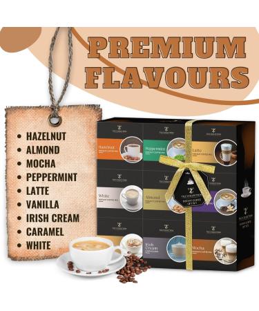 Gourmet Flavoured Coffee Gift Set - Medium-Dark Roasted Selection for Men & Women | Perfect Christmas Gift for Coffee Lovers - Instant Coffee Included - Buy Online on GoSupps.com