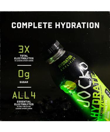 Jocko Fuel Hydrate Electrolyte Drinks - Sports Hydration Amplifier - Scientifically Formulated Electrolyte Blend Island Orange + Lemon-Lime 16 Oz (24 Pack) - Buy Online on GoSupps.com