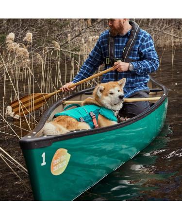 Hurtta Life Savior Eco Dog Wimming Vest - Maximum Safety for Swimming SUP Kayak & Boat Trips (Peacock 30-40 kg) - Buy Online on GoSupps.com