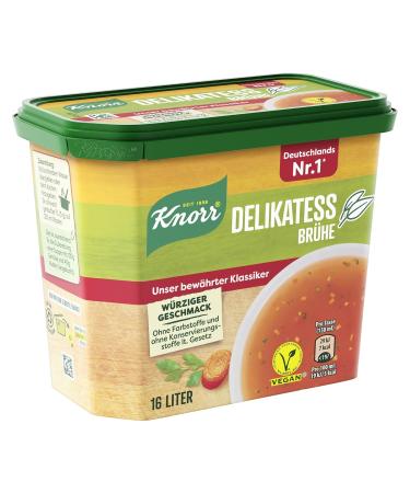 Knorr Delicatessen Vegan Vegetable Broth - Spicy Flavor | 6x329g Pack | 16L - Buy Online on GoSupps.com