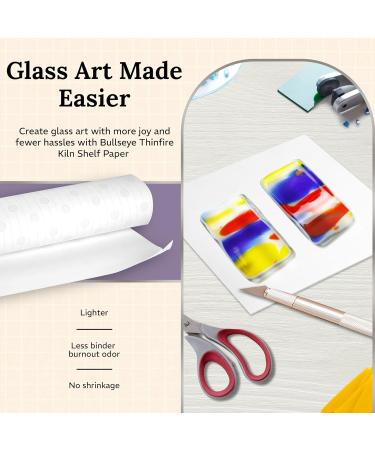 Glassco Bullseye Thinfire Kiln Shelf Paper for Ultra Smooth Glass Kiln Paper for Glass Fusing Supplies Paper in Your Microwave kiln Glass fusing 20 x 20 - 24 - Buy Online on GoSupps.com