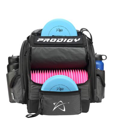 Prodigy Disc BP-1 V3 Disc Golf Backpack | Frisbee Golf Bag with 30+ Disc Capacity | Pro Quality Disc Golf Bag Backpack | Tear and Water Resistant | Tons of Storage | Large Disc Golf Bag Charcoal