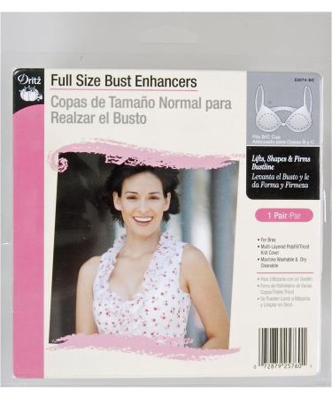 Dritz 53074-BC Full Size Bust Enhancers, B/C Cup , White