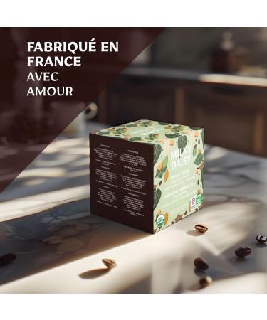 Milky Daisy - Organic Morning Herbal Tea - Coffee Substitute - Cocoa Coffee Caramel Flavor - Energizing and Low in Caffeine - 40 Sachets - Buy Online on GoSupps.com