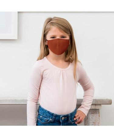 Buy Weddingstar Children's Washable Fabric Masks | Reusable Adjustable with Dust Filter - Rustic Orange - Buy Online on GoSupps.com