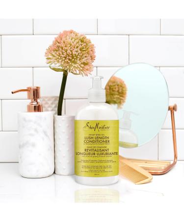 Shea Moisture Cannabis Sativa Hemp Seed Oil Lush Length Conditioner Unisex 13 oz - Buy Online on GoSupps.com