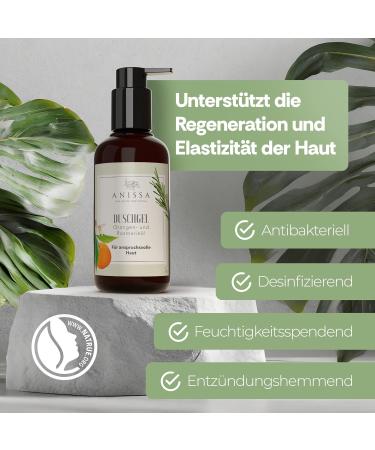 Anissa natural cosmetics Anissa Naturkosmetik Shower gel for women 100 ml gentle cleansing and care for sensitive skin natural ingredients for moisture and regeneration fresh scent - Buy Online on GoSupps.com
