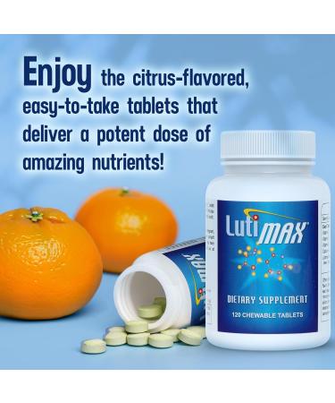 Lutimax Luteolin Complex - Immune Support & Brain Supplement | Antioxidants with Vitamin C D E for Joint & Muscle Health - 120 Tablets - Buy Online on GoSupps.com