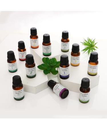 Fresh & Floral Fragrance Oil Set - 12x180ml for Home Aromatherapy Diffusers Candles & Soaps | Best International Shipping - Buy Online on GoSupps.com