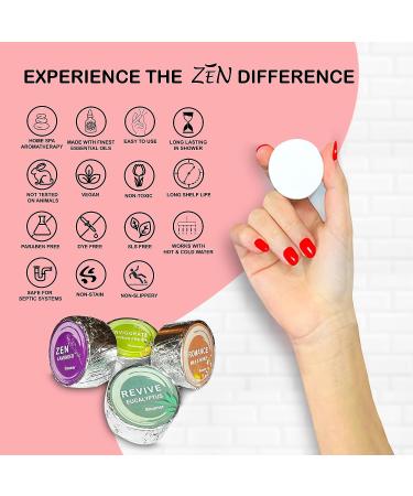 Zen Steamers Romance Milk & Honey Shower Steamers 15-Pack - Aromatherapy Extra Large Shower Bombs with Essential Oils - Buy Online on GoSupps.com