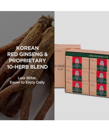 JUNG Kwan Jang Korean Red Ginseng Tonic Pouch (Tonic Mild) 6 Years Korean Red Ginseng, 10 Herbs and Plants for Immune Suuport - Buy Online on GoSupps.com