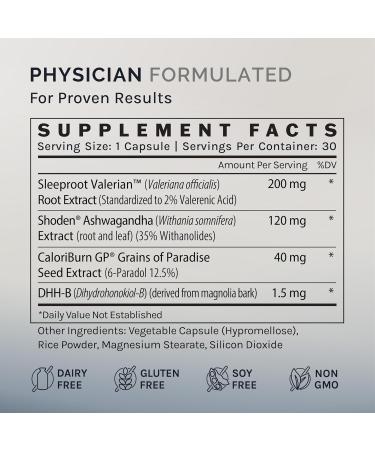 InfiniWell IgNIGHT - Valerian Root & Ashwagandha Sleep Aid with Grains of Paradise to Support Metabolic Health - Promote Healthy Metabolic Function While You Sleep - (30 Capsules) - Buy Online on GoSupps.com