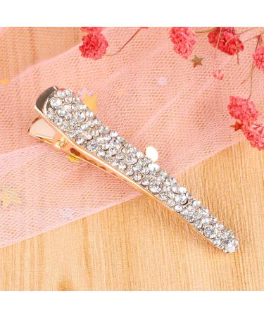 12 Pcs Rhinestone Alligator Hair Clips - Stylish Crystal Duckbill Clips for Women and Girls | Hair Styling Tools and Accessories - Buy Online on GoSupps.com