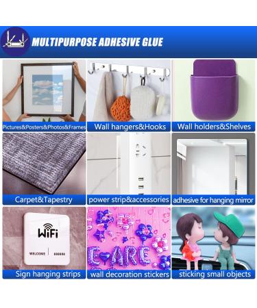 ZMUAXUAN Strong Nano Double Sided Tape Heavy Duty Mounting Clear Removable Sticky Adhesive Strips No Damage Wall Waterproof Reusable Thick Gel Grip Washable for Hanging Picture Poster Carpet Photo 1 - Buy Online on GoSupps.com