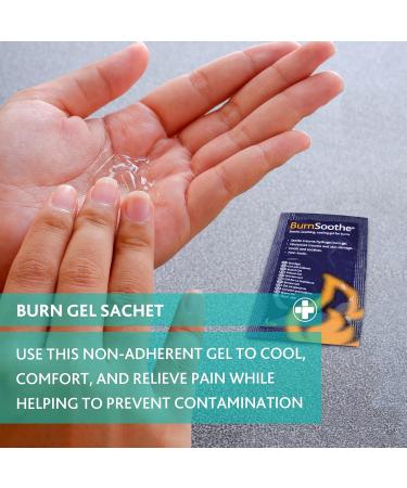 Reliance Medical Burnsoothe/Reliburn Burn Blot Sachet - Sterile Non-Toxic Cooling Gel for Burns - 25 Count Pack - Buy Online on GoSupps.com