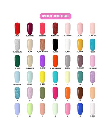 OneDor Nail Dip Dipping Powder - Pro Collection Acrylic Color Pigment Powder (1 Oz) - Buy Online on GoSupps.com