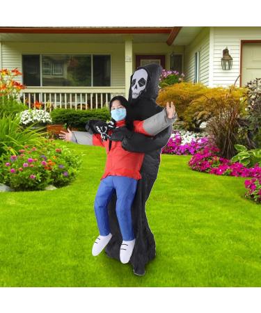 Buy Ghost Inflatable Costume for Adults - Creepy Spirit Funny Waterproof Halloween Party Cosplay Props - Buy Online on GoSupps.com