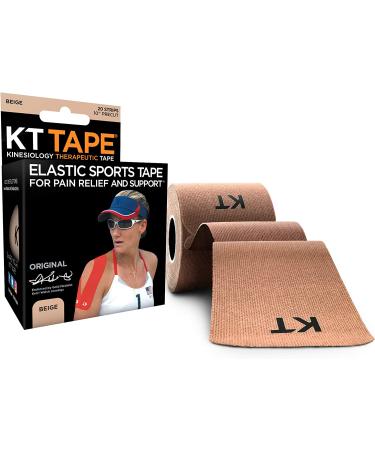 KT Tape Original Cotton Kinesiology Tape - 20 Pack 10? Cut Strips for Sports Therapy - Buy Online on GoSupps.com