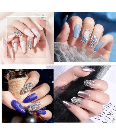 AD Beads 4300 Flat Back Nail Art Rhinestones in 6 Sizes with Storage Box & Picking Pen - Olivine Rhinestones for DIY Crafts - Buy Online on GoSupps.com
