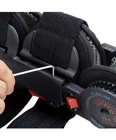 Medibot Adjustable Hinged Knee Brace | Post-Op Support Orthosis for Men & Women | Left & Right Leg Immobilizer - Buy Online on GoSupps.com
