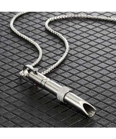 Anxiety Relief Breathing Necklace - Durable Stainless Steel Anapana Necklace for Calming Anxiety and Meditation Practice - Perfect Relaxation Gift for Women - Buy Online on GoSupps.com