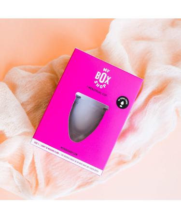 Reusable Menstrual Cup | 100% Medical Grade Silicone | Non-Toxic Hypoallergenic Comfortable - Light to Medium Flow Size 1 - Buy Online on GoSupps.com