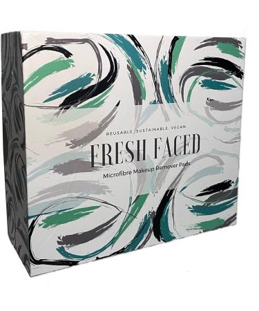 Fresh Faced Reusable Face Cleaning Pads Gift Set | Vegan Makeup Remover | 3 Microfiber Washable Pads with Headband & Laundry Bag - Buy Online on GoSupps.com