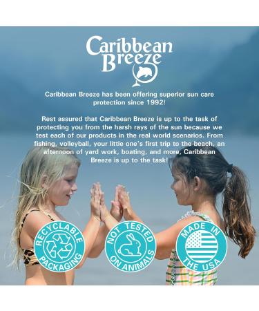 Caribbean Breeze Kids Sunscreen Spray SPF 50 Lotion Sunblock Spray Sunscreen for Kids & Toddlers with Green Tea & Pomegranate Extracts Non-Aerosol Pump for Face & Body Water Resistant 8.5 oz SPF 50 Kids - Buy Online on GoSupps.com