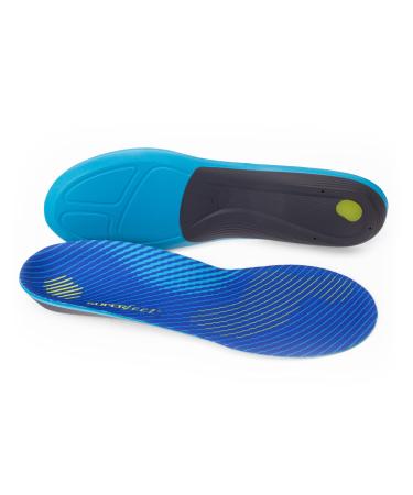 Superfeet Run Support Medium Arch Insoles - Trim-to-Fit Low to Medium Arch Support Inserts for Running Shoes - Professional Grade - 9.5-11 Men / 10.5-12 Women Bolt 9.5-11 Men / 10.5-12 Women